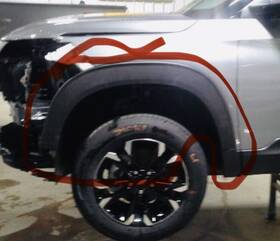 Bhr37908 General Motors 21-24 Chevrolet Trailblazer Front Wheel Open Molding Oem Bhr 397908