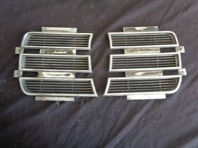 General Motors Corporation 3958005 2.770 1969 Chevy Camaro Rs Rally Sport Head Light Lamp Inner Bezels Doors Covers L/r