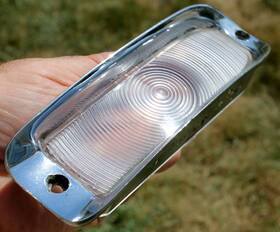 5947088 General Motors Corporation Oem 1956 Oldsmobile Chrome Parking Light Bezel Gm