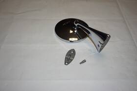 3839611 General Motors / Gm 63 64 65 66 67 C2 Corvette Door Mirror With Bracket Gasket And Screw