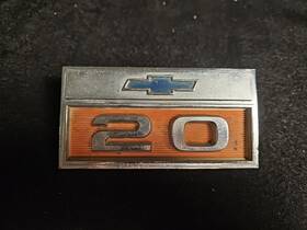 3874042 General Motors / Oem 1966 Chevy Truck C20 K20 Fender Emblem Badge Original Gm Part#