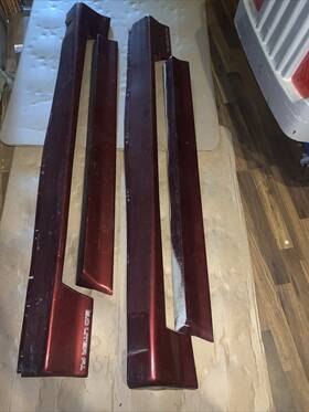 10030557 Gm 1985-1990 Firebird Trans-am Gta Rocker Panel Ground Effect Left And Right