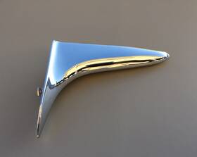 1180651 Gm 1958 Buick Limited Left Rear Corner Bumper Trim Chrome Oem