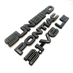 22580257 Gm Sunbird Pontiac Emblem Badge Logo 219