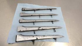3744872 Gm 3744869 1958 1959 1960 1961 Chevy Corvette Chrome Fender Spear 3744870