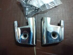 Ft59-60 Gm 3757152 C1 Corvette Nos Door End Caps Ss Moldings 1959-1960 Inch Originals Read