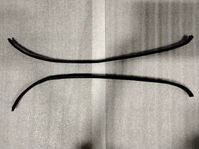3832113 Gm 3832114 1963-67 Corvette Coupe Door Weather Strip Above Original 3832113 Gm 3832114 1963-67 Corvette Coupe Door Weather Strip Above Original