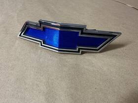 3941245 Gm 1969 Impala Emblem Blue Chevy Chevrolet Front Grille Bowtie #