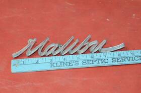 7660545 Gm 1966 1967 Chevrolet Chevelle Malibu Emblem Quarter Panel Ornament Trim Script