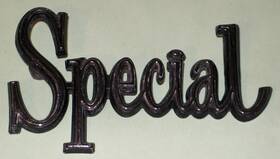 Gm 7743425 1968 Buick Special Nos Rear Quarter Nameplate