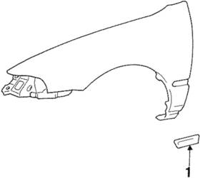 94857716 Gm Genuine Molding