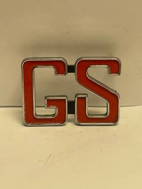 Emb-6032 Gm 66 Skylark And Wildcat Gs Quarter Panel 3 Post Emblems U.s.a Made 1966
