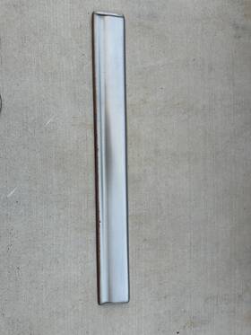 A25782443 Gmc 2008 Chevy Silverado 2500 Crew Cab Rear Door Molding Left Side - Gold Oem