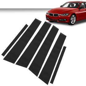 Gone0715-54 Goneparts Fit For 2006-2011 Bmw 3-series E90 Door Trim Cover 6pc Carbon Fiber Pillar Posts