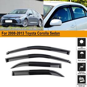 Goodbcdus 420014633283 For Toyota Corolla Sedan 2008-2013 Window Deflector Side Visors Rain Vent Shade