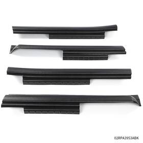 E-02rpa3953abk Grandorange Panel Guard Protect Cover Fit For 2007-18 Wrangler Jk 4-door Trail Armor Rocker