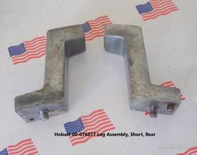 Pd-35-pd-70 Hobart 00-076877 Leg Assembly Short Rear Pair