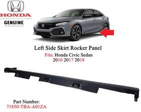 71850-tba-a01za Honda Genuine Civic 2016- 2018 Sedan Left Side Skirt Rocker Panel 71850tba