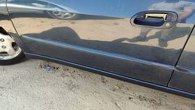 Honda 75322s84a11zf 1998-1999 Accord Driver Left Front Moulding From Door Oem Trim Strip Gray