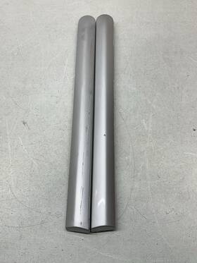 75324-s03-a010-m1 Honda 96-00 Civic Coupe Hatch Rear Quarter Panel Side Moldings Silver Oem #5361