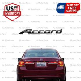 75701-tao-000 Honda Accord Emblem Name Plate Trunk Lettering Gloss Black For 2008-2017