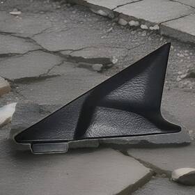 76270-s82-a000 Honda 76270s82a000 98-02 Accord 2dr Left Mirror Inner Door Garnish Cover Gray