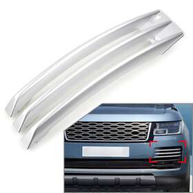 Lr118369 Hukyu Lr118372/lr118369 Silver Front Bumper Grille Air Vent Cover For Land Rover Ranger L405 18-21