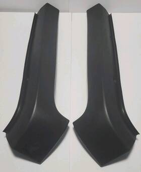 15827917 Hummer 15827918 30029 06-10 H3 Front A Pillar Left Right Windshield Molding Trim Set Black Oem