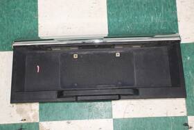 199-bhummer Hummer 03-05 H2 Dmg Black Rear Decklid Trunk Finish Panel Plate Holder Oem Oe