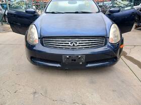 105-58902a Infiniti 03-07 G35 Coupe Front Bumper Cover Blue/bw5 Oem