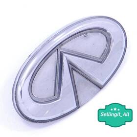 62890-7j100 Infiniti 99-02 G20 Front Grille Emblem Logo Oem Ornament Badge 00 01