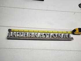 82195-r1 International Harvester 60s Emblem Badge Nameplate Ornament Plate 13 Inch