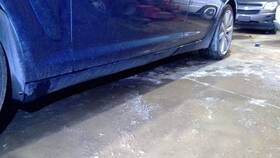 189.ja1p12 Jaguar Xf 2012 Drivers Side Rocker Panel Moulding Blue