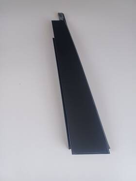 2r83255a68aa Jaguar 2003-08 S-type Right Rear Passenger Door B-pillar Exterior Trim Applique