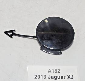 Aw93-17e810 Jaguar 2010-2019 Oem Xj Front Bumper Lower Towing Eye Hook Cover Cap Black