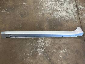 Aw93-f311851 Jaguar 10-19 Xj Left Skirt Rocker Panel Cover Molding Silver Oem