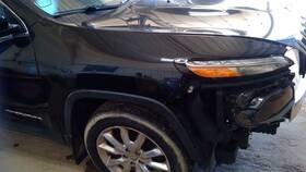 110-02738ar Jeep Local Pickup Only Passenger Fender Front Narrow Flare Fits 14-18 Cherok