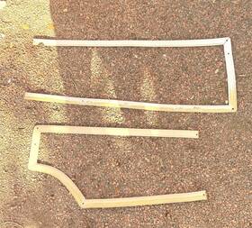 127.am8490 Jeep Grand Wagoneer 1987 Door Mouldings Trim Wood Molding Passenger
