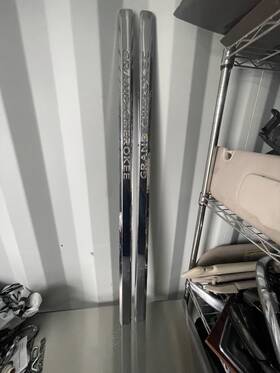 55156848ac Jeep 2005-2010 Grand Cherokee Passenger Driver Chrome Door Trim Molding Oem