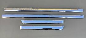 55156849 Jeep 2005-2010 Grand Cherokee Exterior Door Trim Molding Set Chrome Oem