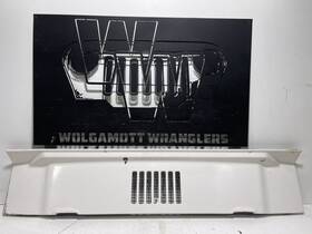 55174636 Jeep 97-06 Tj Wrangler White Pw1 Hood Cowl Panel Grille With Vent Screen Oem Cc 9i