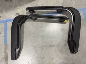 55175859ae Jeep 1997 - 2006 Tj Wrangler Soft Top Door Frame Glass Surrounds Pair Oem