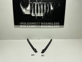 55176618ab Jeep Windshield Frame Pillar Trim Door Seal Pair With Screws Tj Wrangler 97-02 Cc