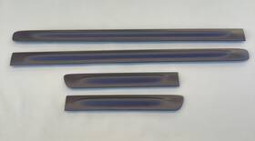 Jeep 5gf34trma 02-04 Liberty Exterior Door Trim Driver Passenger Molding Set Grey Oem