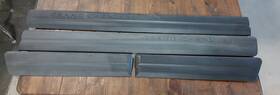 5hu21trma Jeep 2005 2006 Grand Cherokee Exterior Door Molding Trim Strips Black Full Set