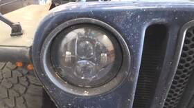 630-00997r Jeep Surrounding Trim Passenger Right Headlight Door/cover Fits 97-06 Wrangler 171326