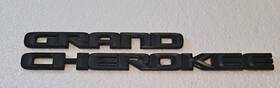 68336333ab Jeep 17-22 Grand Cherokee Emblem Front Door Black Badge Nameplate Genuine Oem