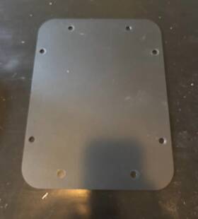 743.ch9207 Jeep Jk Wrangler Spare Tire Delete Panel 2007-2017 112800