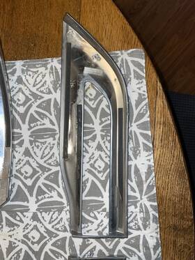Pri10453 Jeep Chrome Tail Light Lamp Cover Trim Bezel For 2014-2021 Grand Cherokee Origin