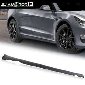 J-02rpa6101abkr Jijiamotor13 Right Rh Side Skirt Molding Rocker Lower Cover Fit For 2017-2022 Tesla Model 3